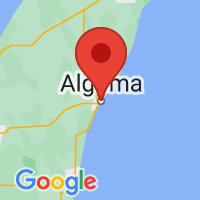 Map of Algoma WI US